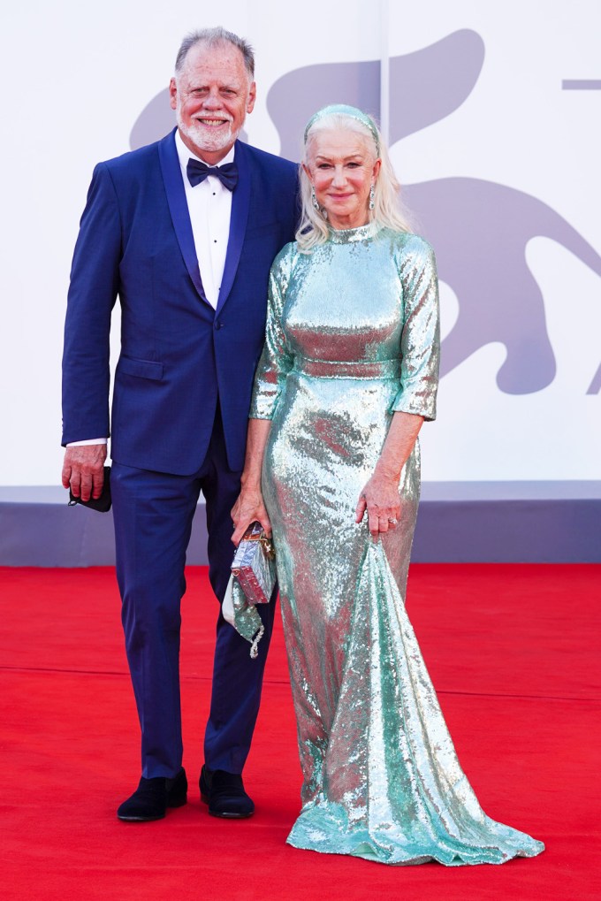 Helen Mirren & Taylor Hackford At The ‘Parallel Mothers’ Premiere