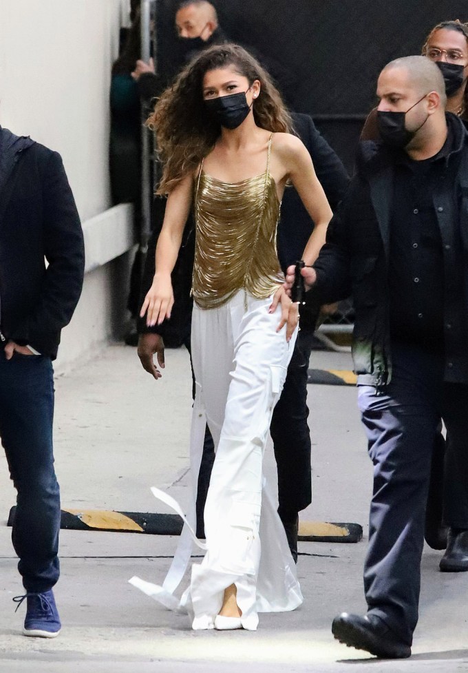 Zendaya at ‘Jimmy Kimmel’