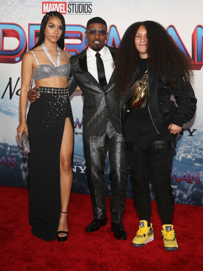 Jamie Foxx With His Daughters