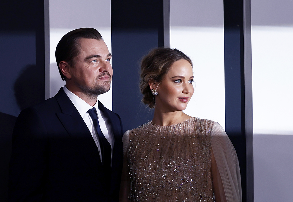 Jennifer Lawrence and Leonardo DiCaprio arrive on the red carpet at the world premiere of Netflix's "Don't Look Up" on Sunday, December 05, 2021 in New York City.
World Premiere of Netflix's "Don't Look Up" in New York, United States - 05 Dec 2021