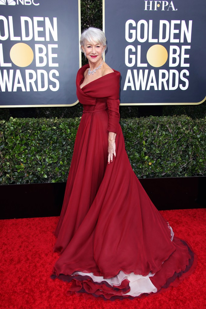 Helen Mirren at the 77th Annual Golden Globe Awards