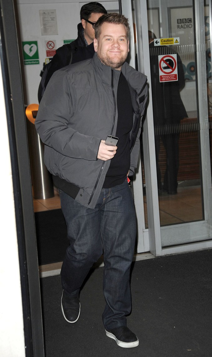 James Corden At BBC Radio 1 Studios In 2014