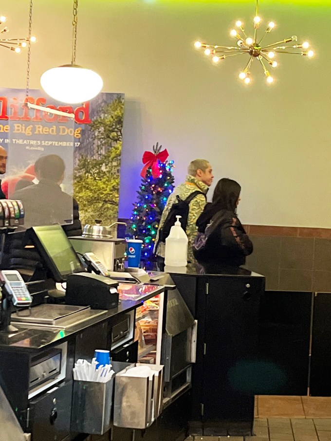 Pete Davidson & Kim Kardashian Have A Movie Date In Staten Island