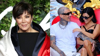 Kris Jenner, Travis Barker, Kourtney Kardashian