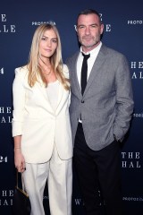 Taylor Neisen and Liev Schreiber
'The Whale' film premiere, New York, USA - 29 Nov 2022