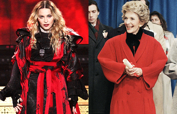 Madonna, Nancy Reagan 