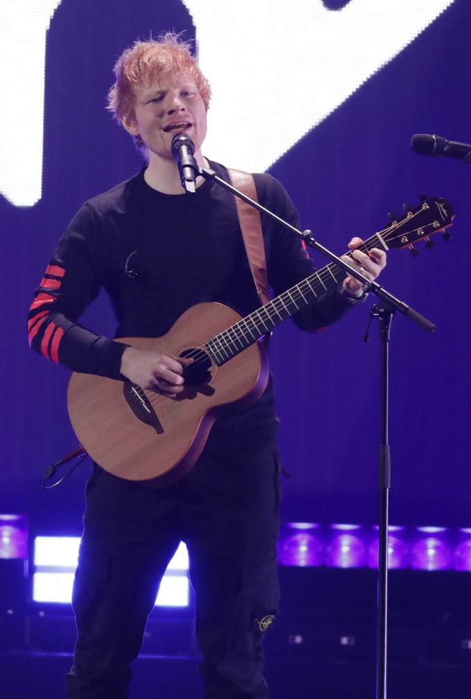 Ed Sheeran Performs At iHeartRadio Jingle Ball Tour