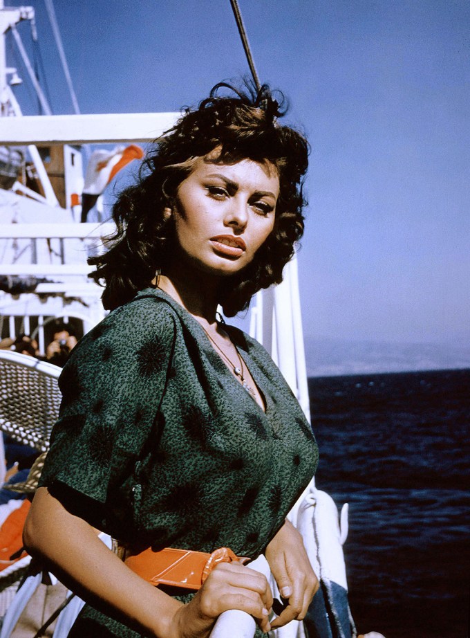 Sophia Loren Stars In ‘Boy On A Dolphin’ In 1957