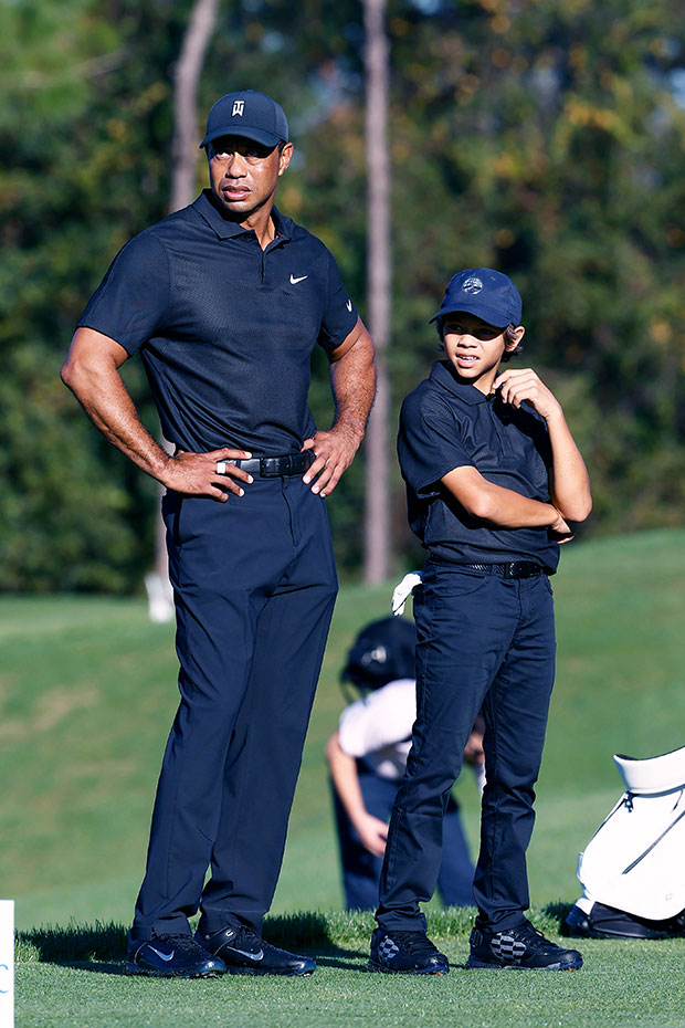 Tiger & Charlie Woods