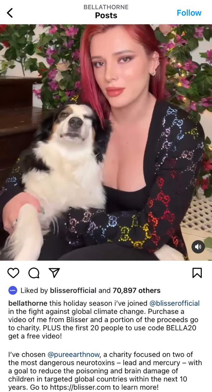Bella Thorne for Blisser