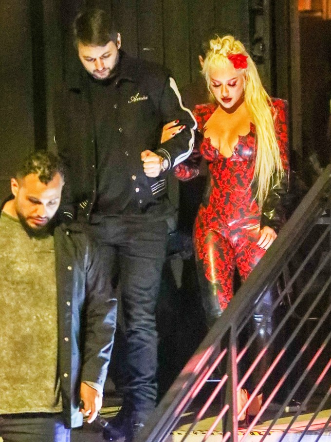 Christina Aguilera & Matthew Rutler in LA