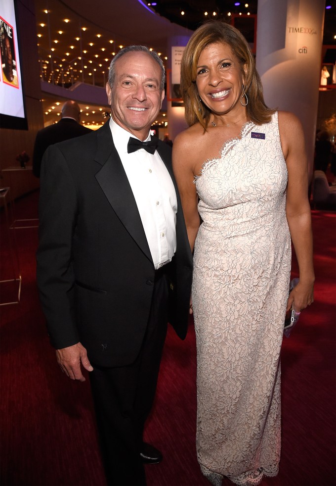 Joel Schiffman and Hoda Kotb At The 2018 Time 100 Gala