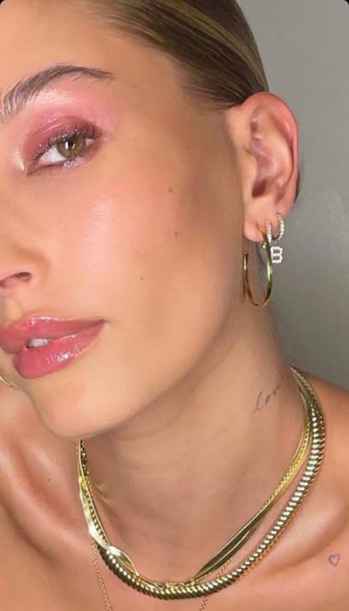 Hailey Bieber in Jacquie Aiche