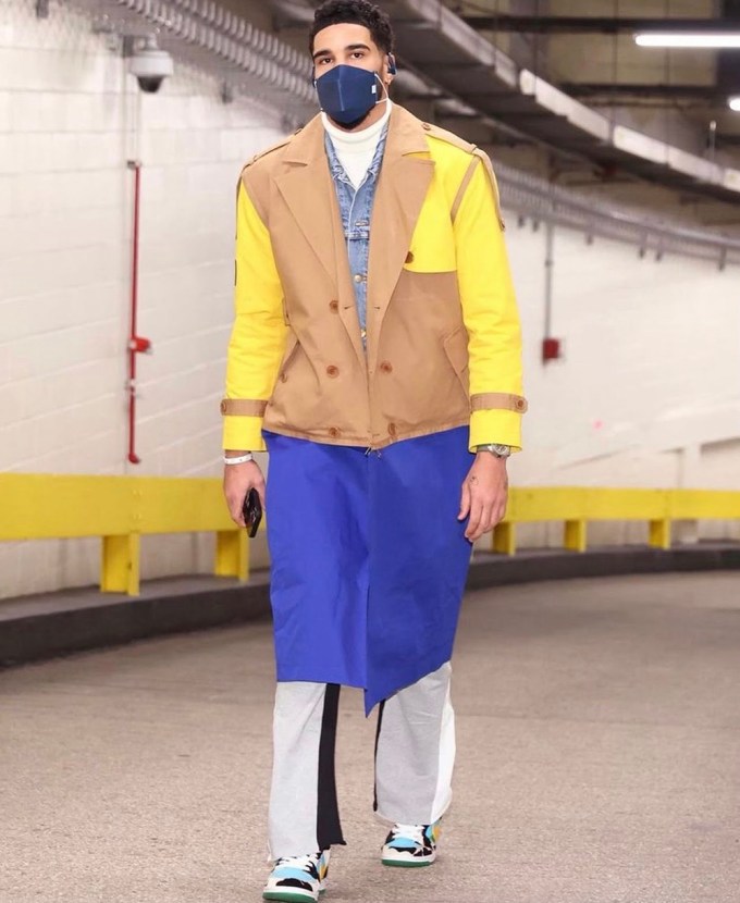 JAYSON TATUM WEARS DUAL GENDER