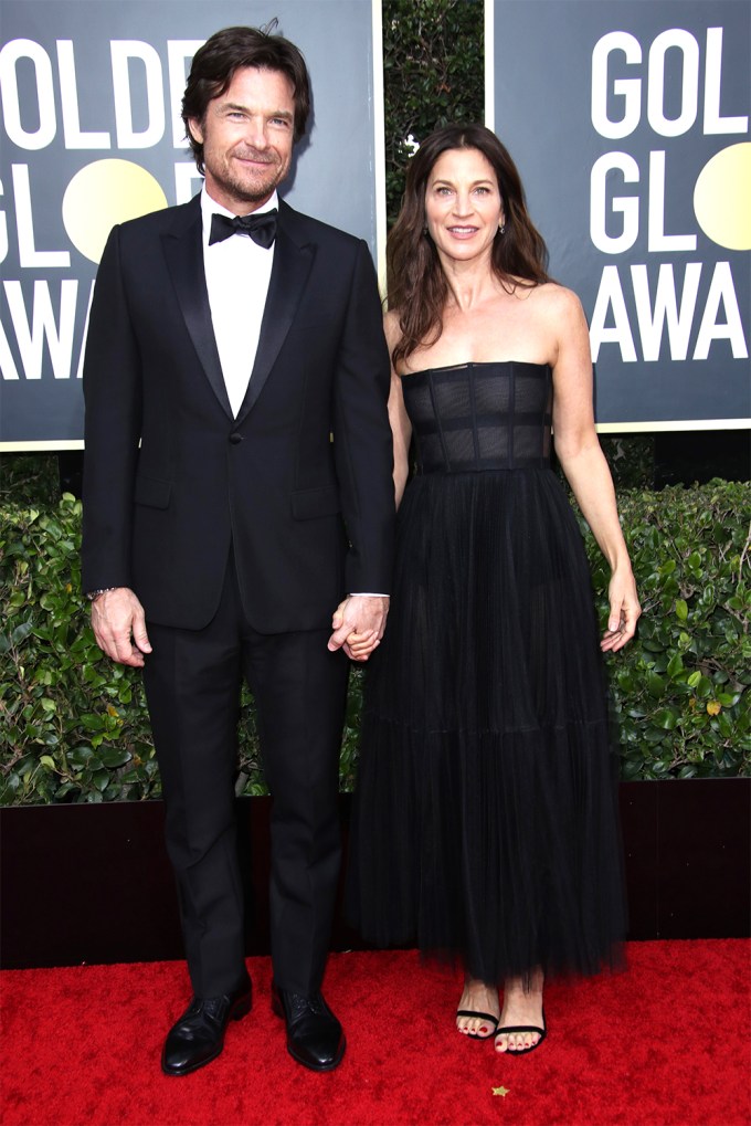 Jason Bateman & Amanda Anka At The 2020 Golden Globe