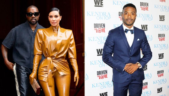 Kanye West, Kim Kardashian, Ray j