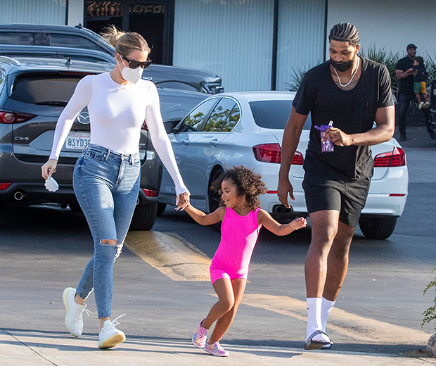 Khloe Kardashian True Thompson Tristan THompson 