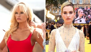 lily james pamela anderson