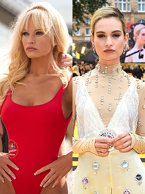 lily james pamela anderson