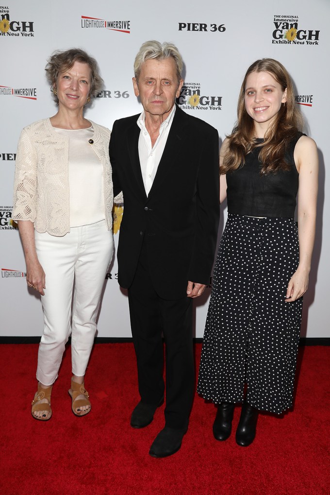 Mikhail Baryshnikov, Lisa Rinehart & Daughter