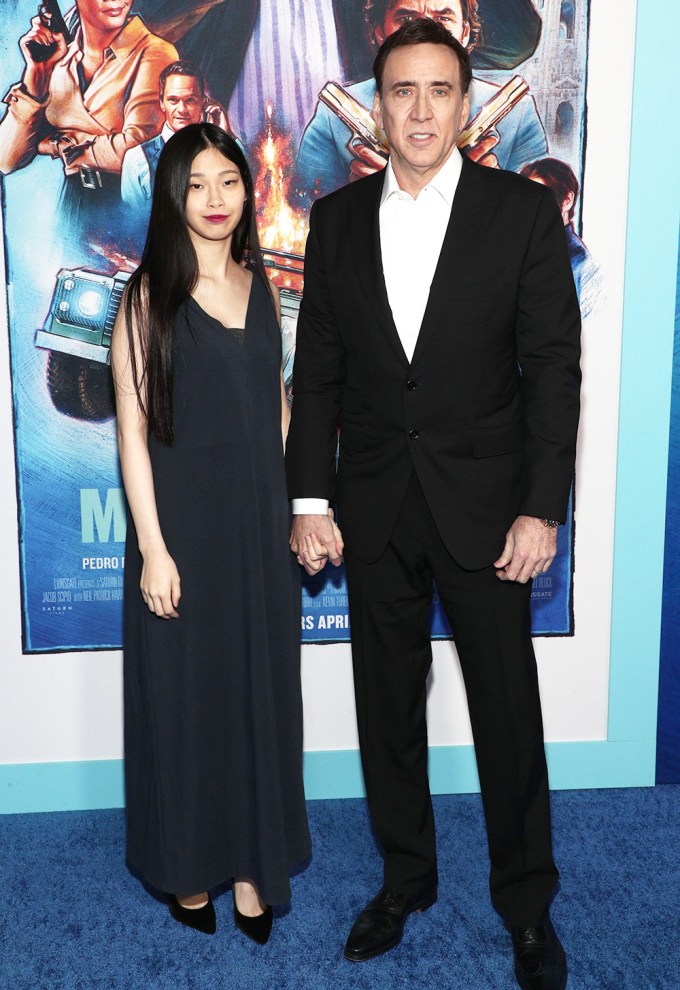 Nicolas Cage & Riko Shibata At The Premiere Of