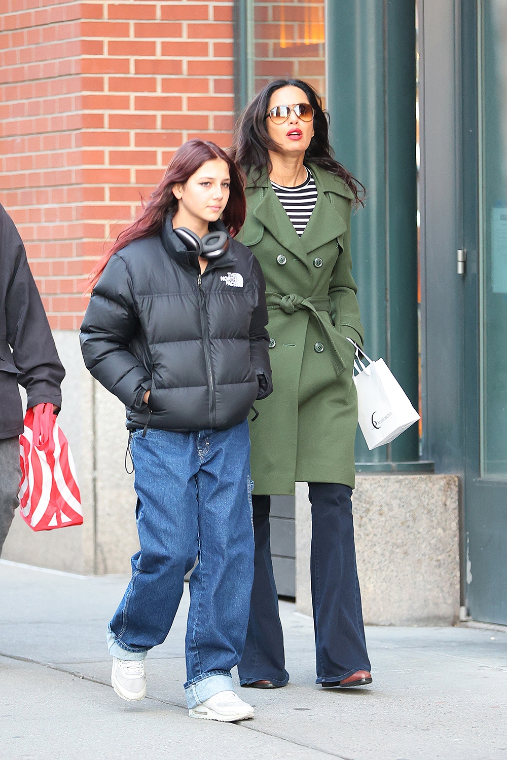 New York, NY  - *EXCLUSIVE*  - Author Padma Lakshmi spotted with her daughter Krishna on a walk in New York City

Pictured: Padma Lakshmi

BACKGRID USA 18 MARCH 2023 

BYLINE MUST READ: T.JACKSON / BACKGRID

USA: +1 310 798 9111 / usasales@backgrid.com

UK: +44 208 344 2007 / uksales@backgrid.com

*UK Clients - Pictures Containing Children
Please Pixelate Face Prior To Publication*