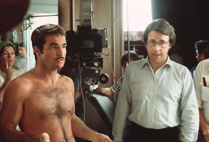 Burt Reynolds & Pete Bogdanovich On Set