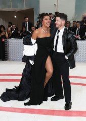 Priyanka Chopra Jonas and Nick Jonas
The Metropolitan Museum of Art's Costume Institute Benefit, celebrating the opening of the Karl Lagerfeld: A Line of Beauty exhibition, Arrivals, New York, USA - 01 May 2023