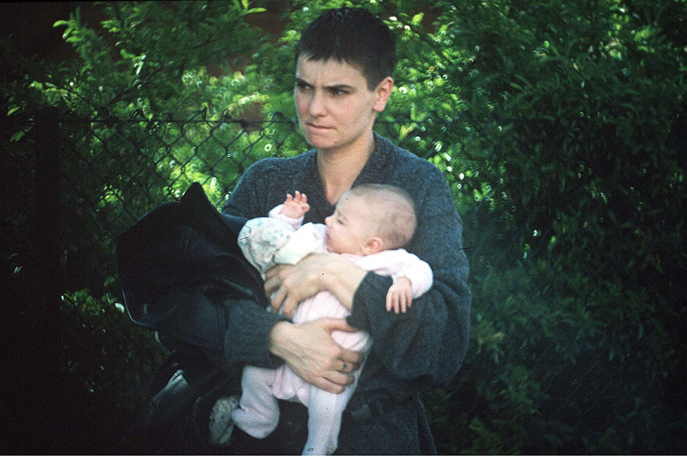 SINEAD O'CONNOR WITH HER BABY, LONDON, BRITAIN - 1996