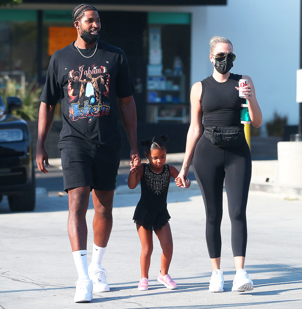 Tristan Thompson, True Thompson, Khloe Kardashian 