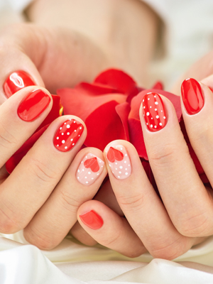 valentines day nails