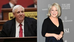 Jim Justice, Bette Midler