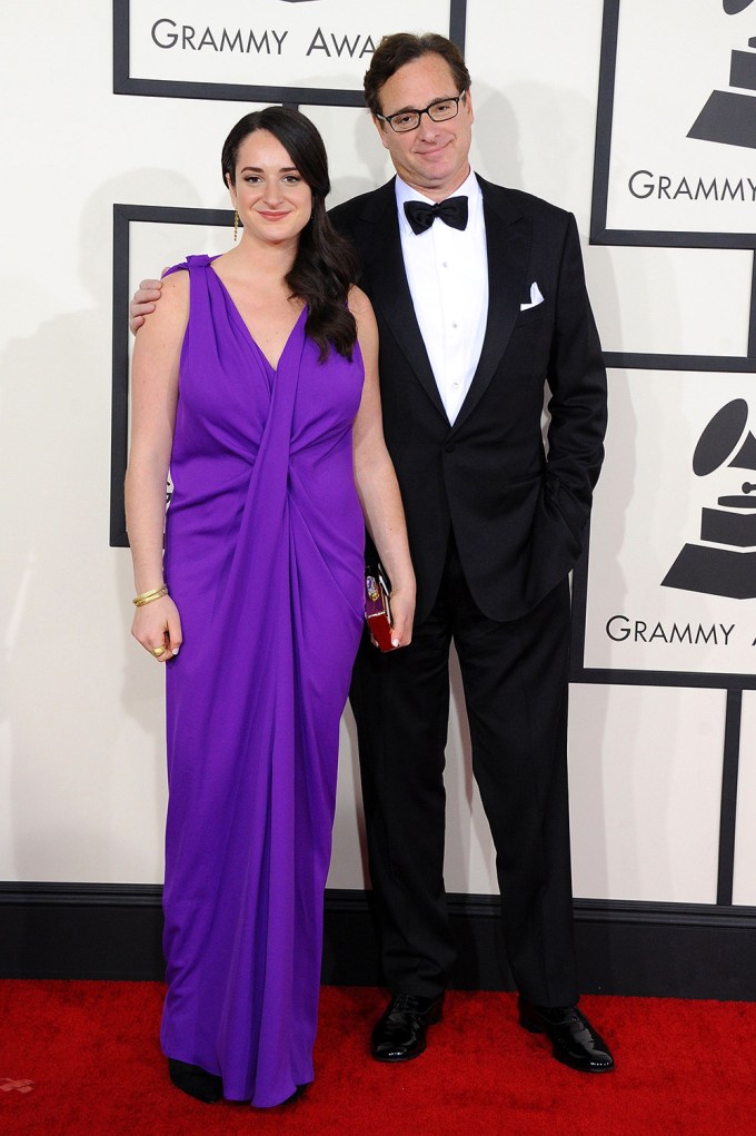 Bob Saget & Daughter Lara At The Grammys