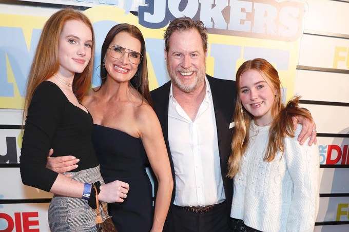 Brooke Shields and Her Family