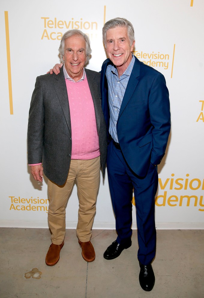 Henry Winkler & Tom Bergeron Attend an Event