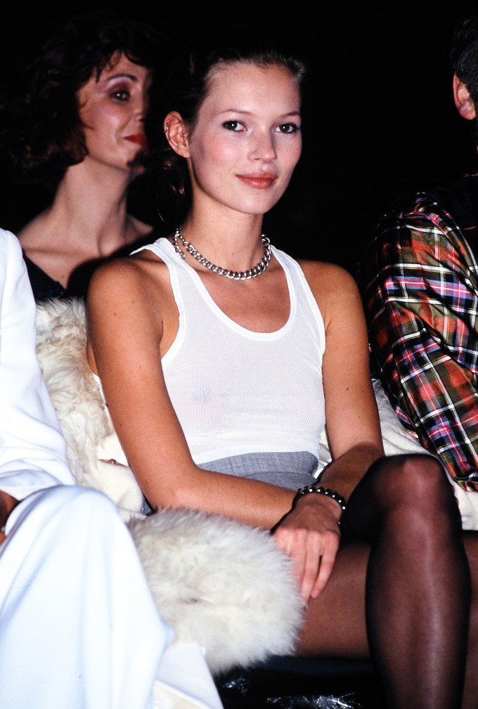 Kate Moss Sits Front Row in 1992