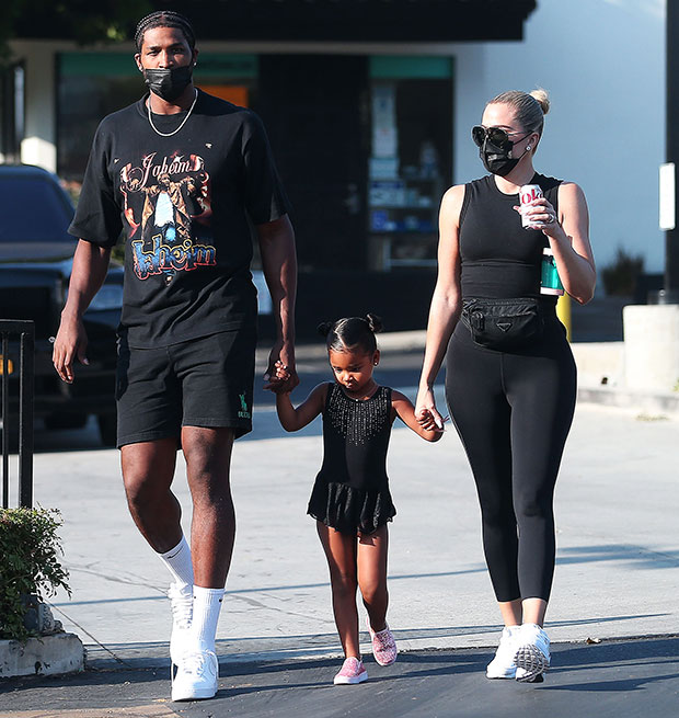 Tristan Thompson, True Thompson, Khloe Kardashian 