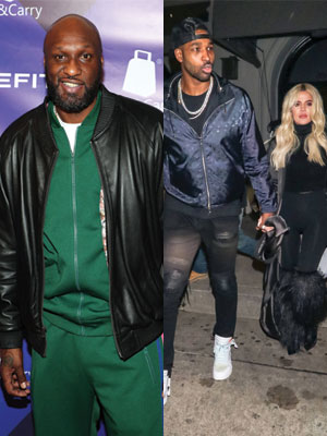 Lamar Odom, Tristan Thompson, Khloe Kardashian