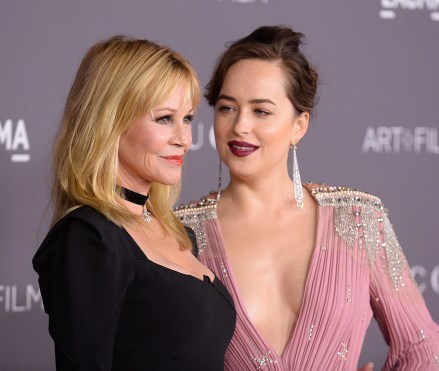 Melanie Griffith and daughter Dakota Johnson
LACMA: Art and Film Gala, Los Angeles, USA - 04 Nov 2017
2017 LACMA Art + Film Gala Honoring Mark Bradford And George Lucas Presented By Gucci