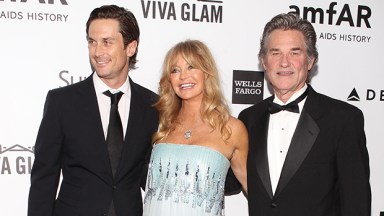 Oliver Hudson; Goldie Hawn; Kurt Russell