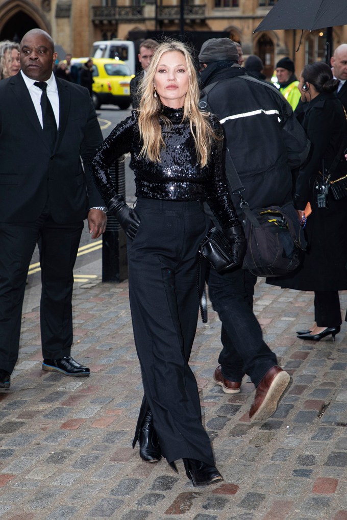 Kate Moss at Burberry 2022