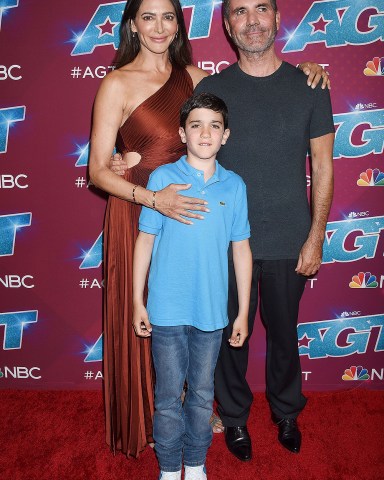 Lauren Silverman, Simon Cowell and Eric Cowell
'America's Got Talent' Season 17 Live Show, Arrivals, Pasadena, Los Angeles, California, USA - 13 Sep 2022