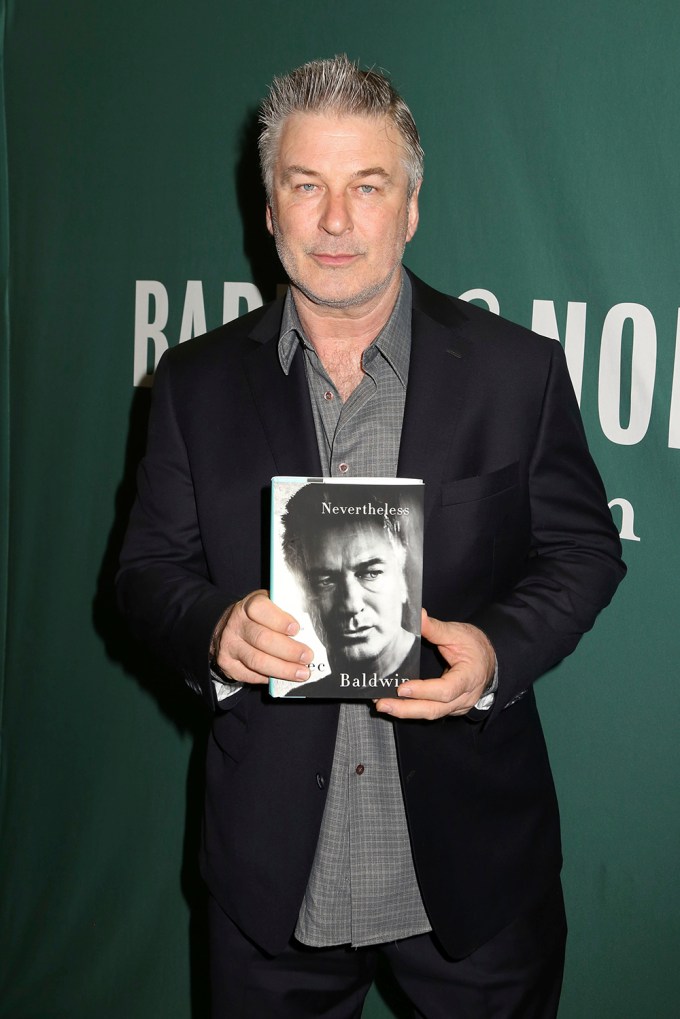 Alec Baldwin At A Book Signing