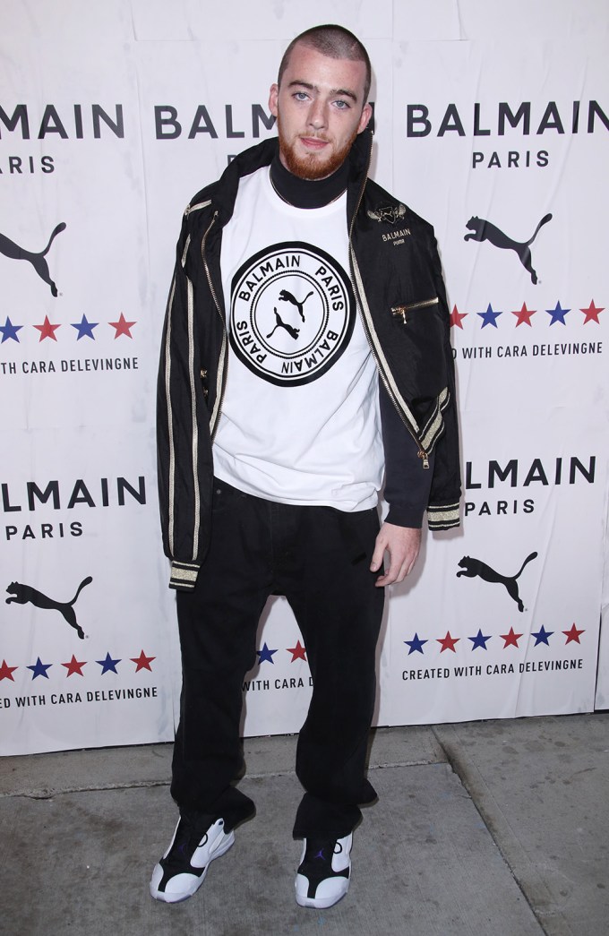 Angus Cloud At The PUMA x Balmain Launch