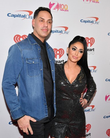 Chris Larangeira and Angelina Pivarnick
iHeartRadio Jingle Ball, Arrivals, Madison Square Garden, New York, USA - 13 Dec 2019