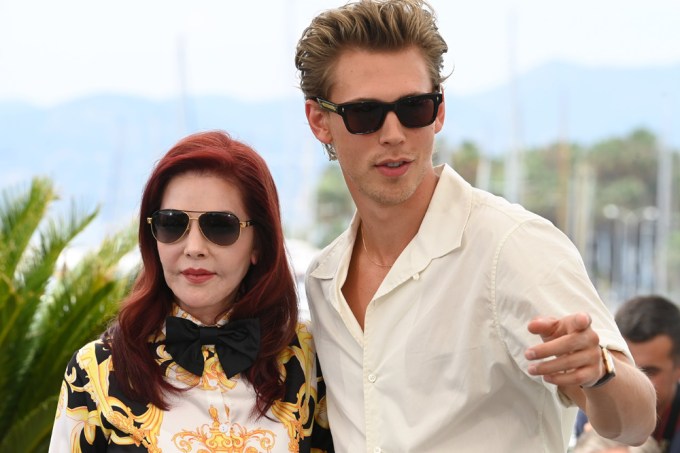 Priscilla Presley & Austin Butler At Cannes