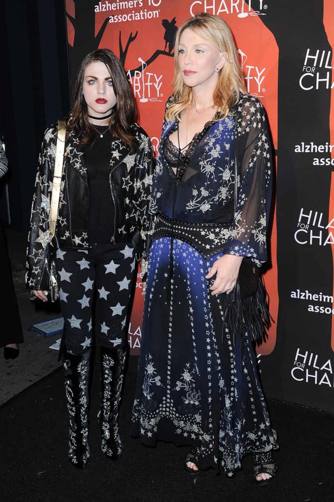 Frances Bean Cobain & Mom In 2016