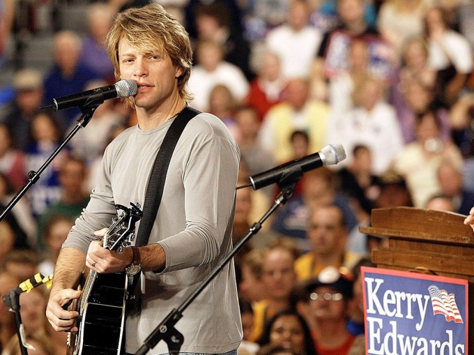 Jon Bon Jovi Supports Jon Edwards