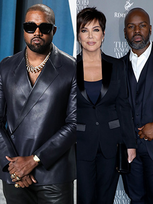 Kanye West, Kris Jenner, Corey Gamble