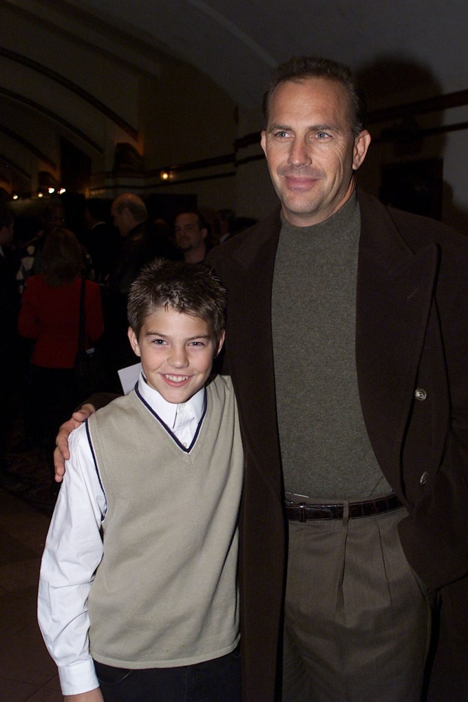 Kevin Costner & Joe at the ‘Any Given Sunday’ Premiere